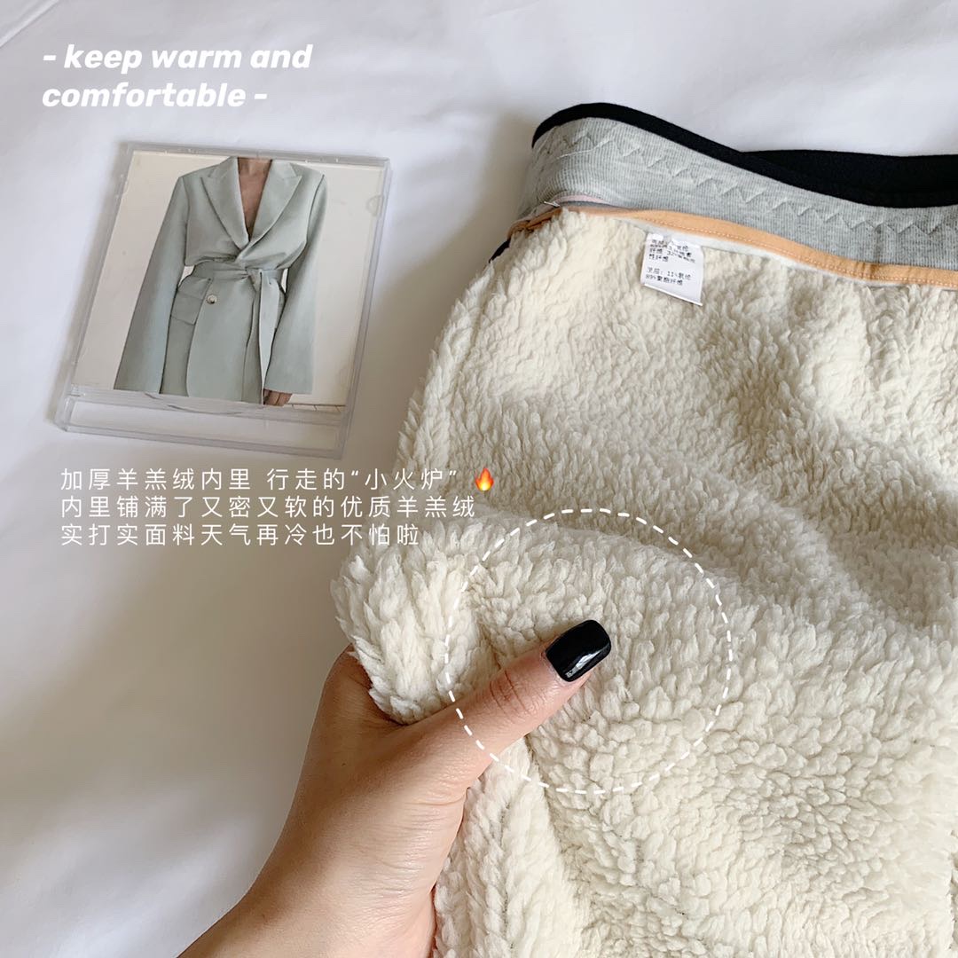 New Fashion Thermal Pants Single Close-Fitting Leggings Elastic Comfortable Long Pants 91 details Picture