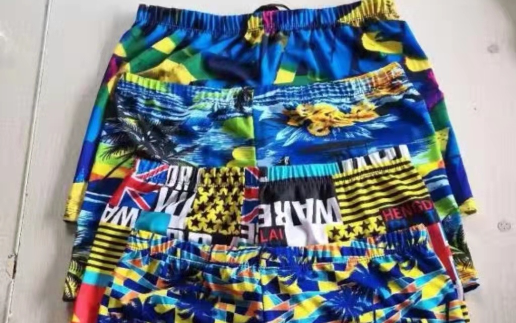 Men's Swim Trunks Beach Pants details Picture