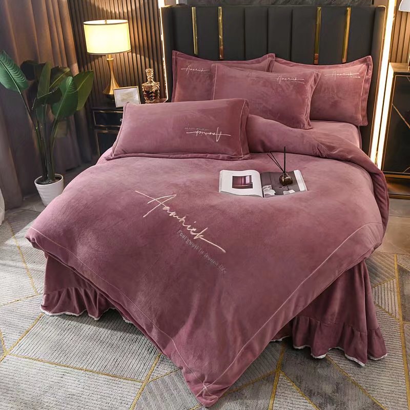 Milk Velvet Four-Piece Set details Picture