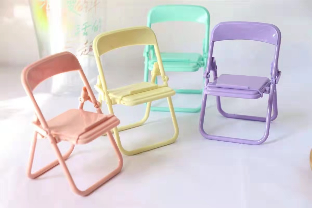 ins wind mobile phone bracket panoramic display makaron color matching shows warm literary style