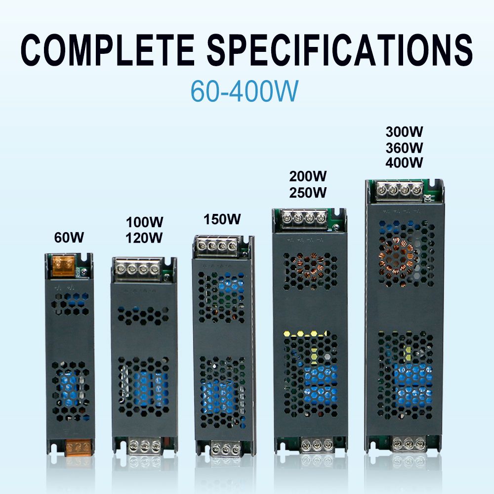 Smps Black Strip 12V5a Led Switching Power Supply 60W Security/Adapter Power Supply Application Scenario