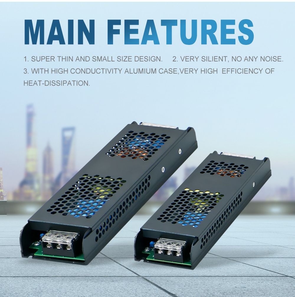 Smps Black Strip 12V5a Led Switching Power Supply 60W Security/Adapter Power Supply details Picture