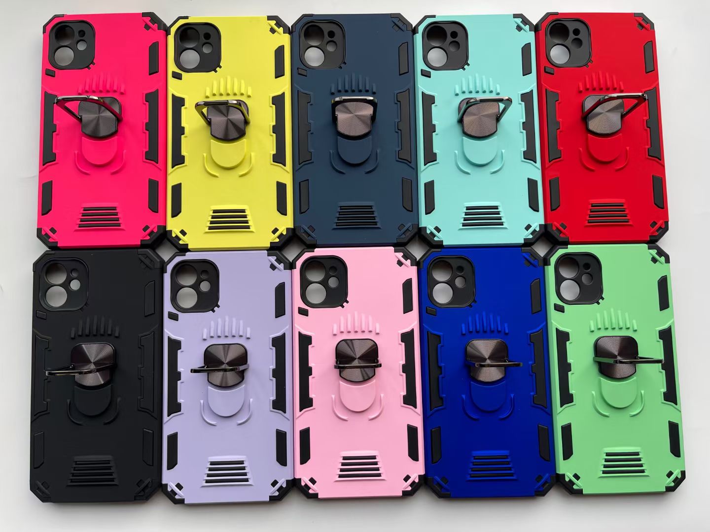 Rotary stand 2-in-1 phone case