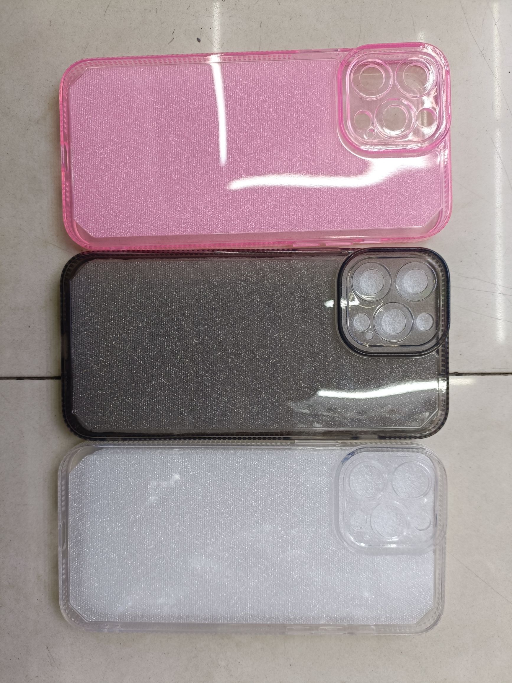 Glitter Fine control TPU phone case