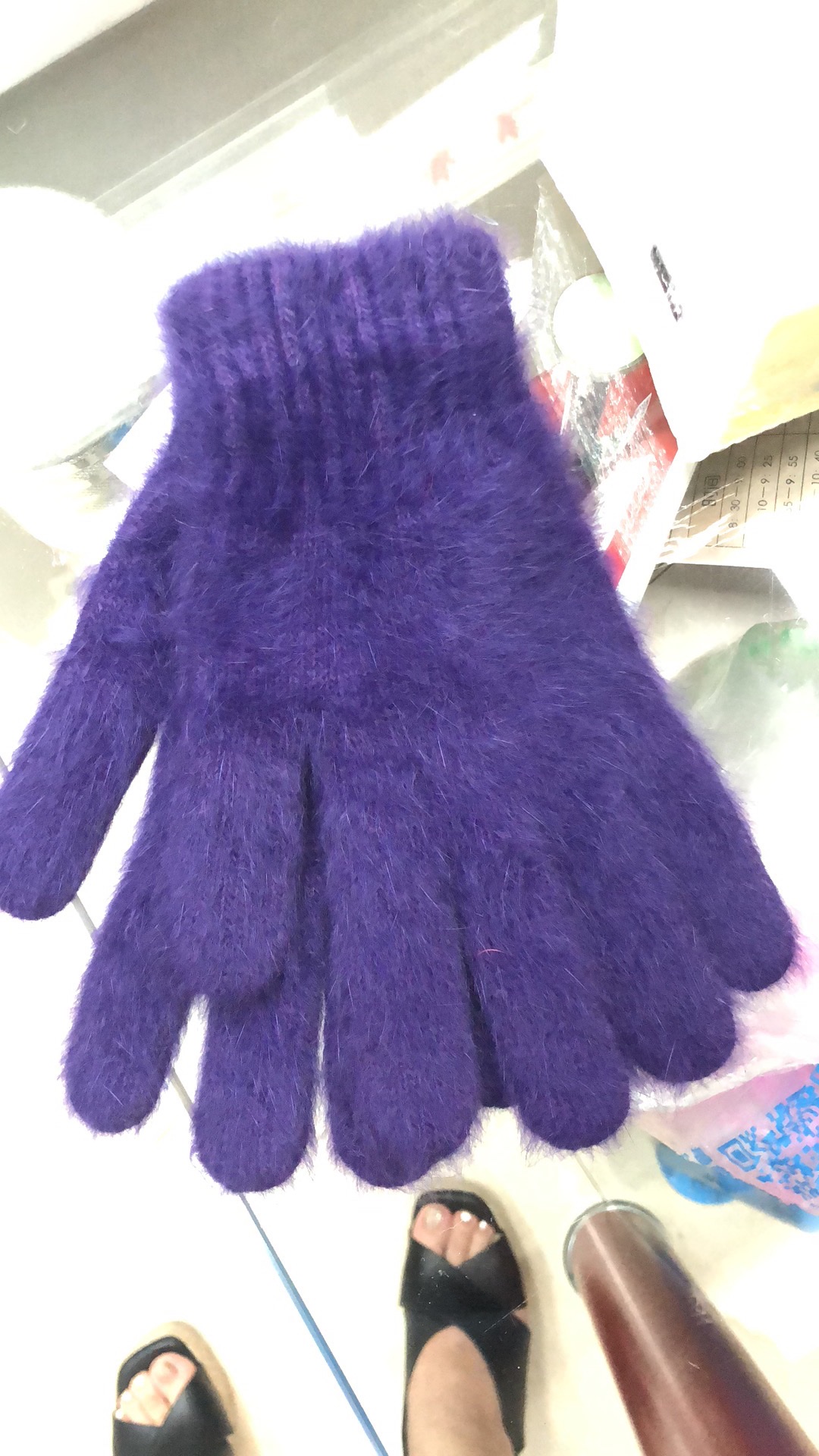 Rabbit Hair Gloves Specification drawing