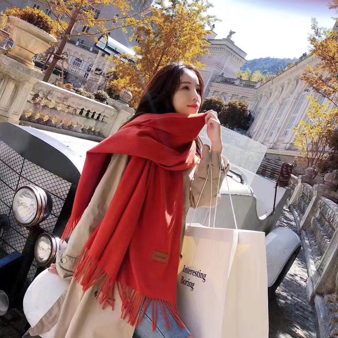 Japan And South Korea Pure Color Autumn And Winter New details Picture