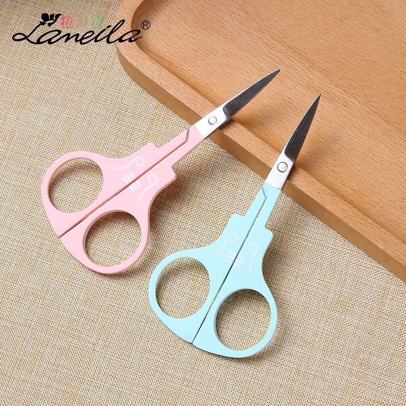 Small Eyebrow Scissors Fashion Appearance Delicate Small Safe Beginners Specification drawing