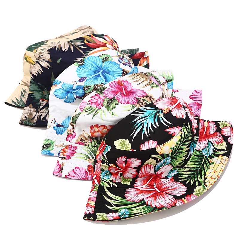 Waist Cloth Hat, Floral Cloth Hat, Digital Printed Hat Specification drawing
