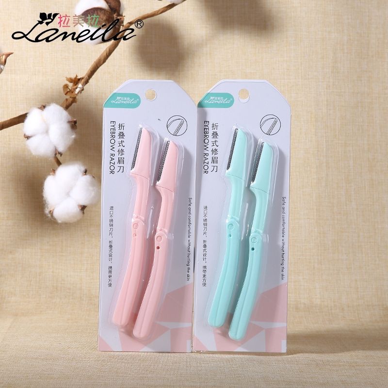 Double Folding Eyebrow Razor Fashion Appearance Delicate Small Safe Beginners full figure
