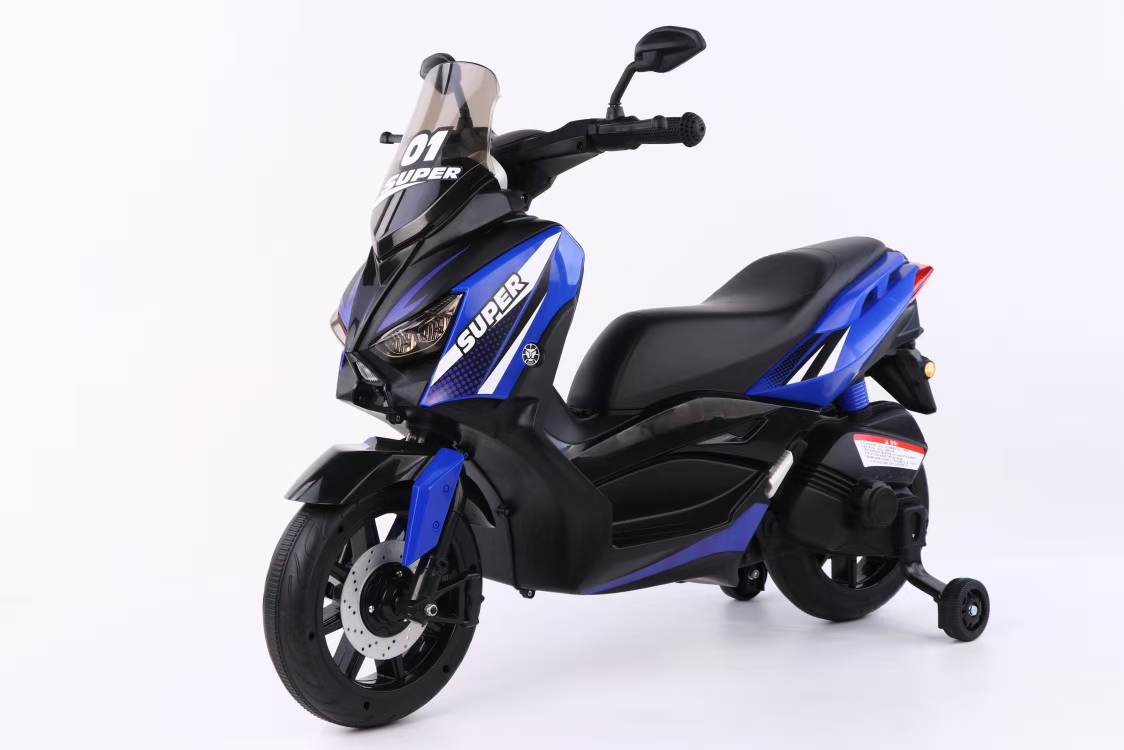 Children's motorcycle electric car Remote control double drive electric car children's car can sit baby toy car thumbnail