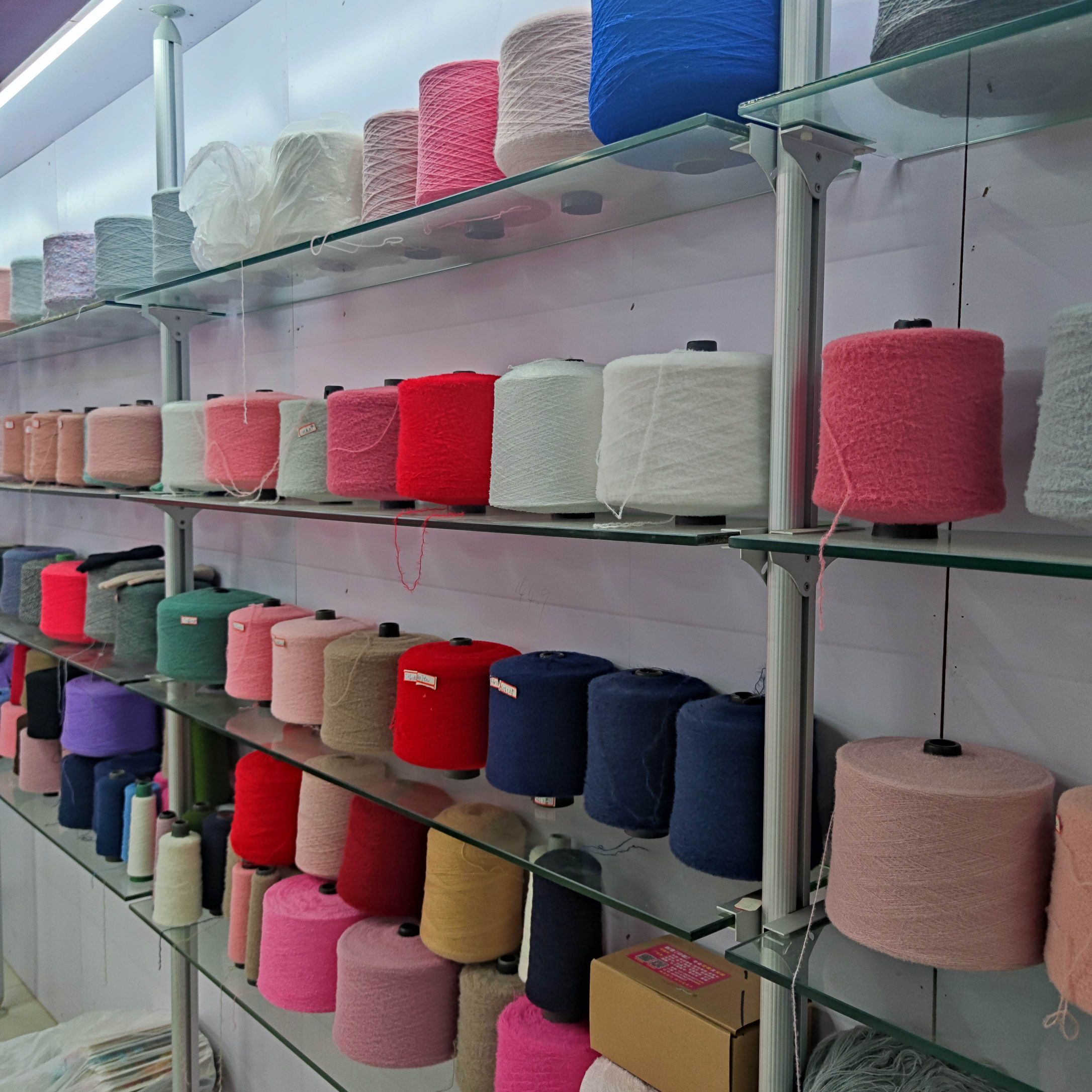 Polyamide Imitation Mink Plush Imitation Camel Wool Curly Yarn Autumn And Winter Fancy Polyamide Crystal Velvet Powder details Picture