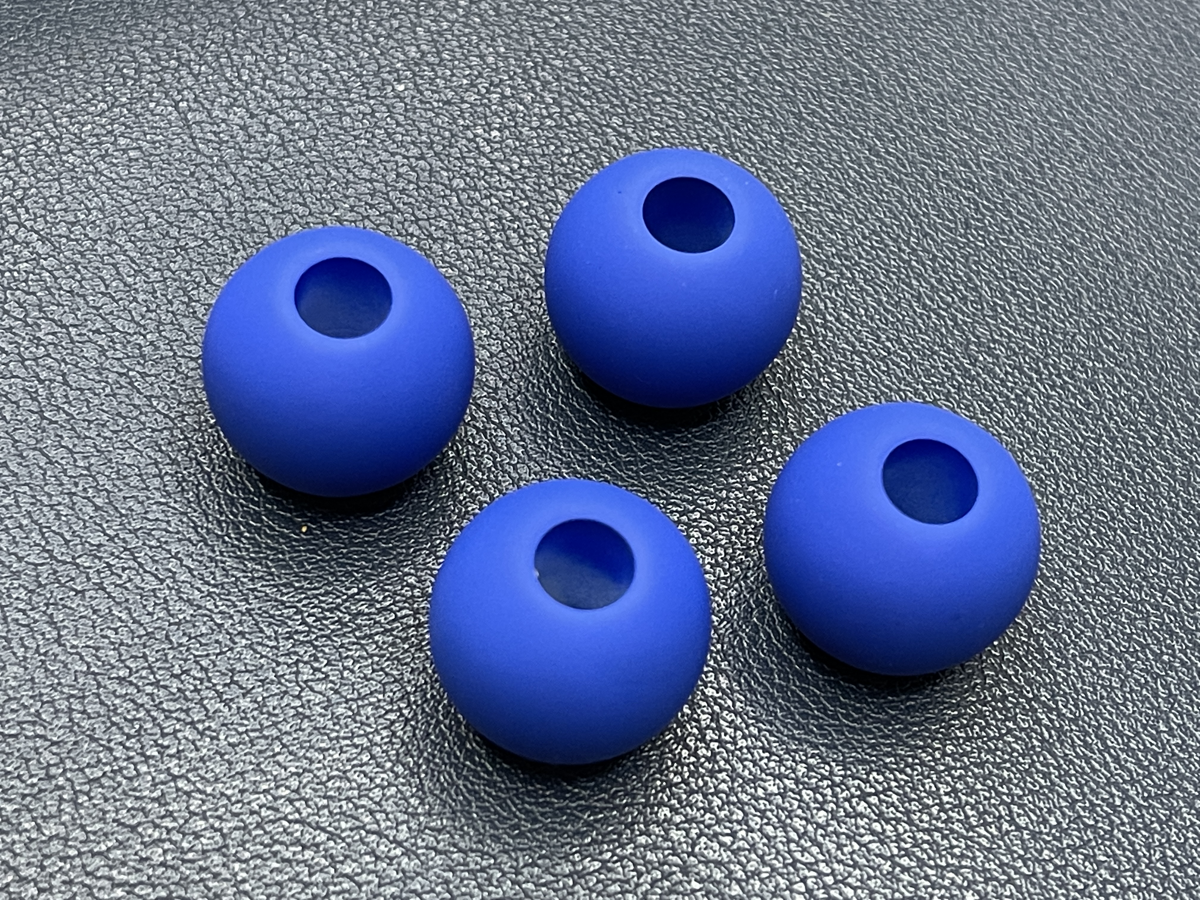 Klein blue large hole rubber bead headdress rubber band