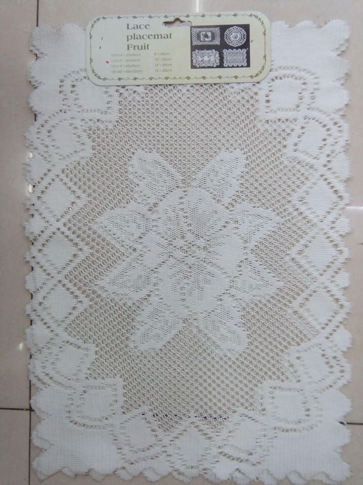 Warp Knitted Placemat, Lace Placemat Application Scenario