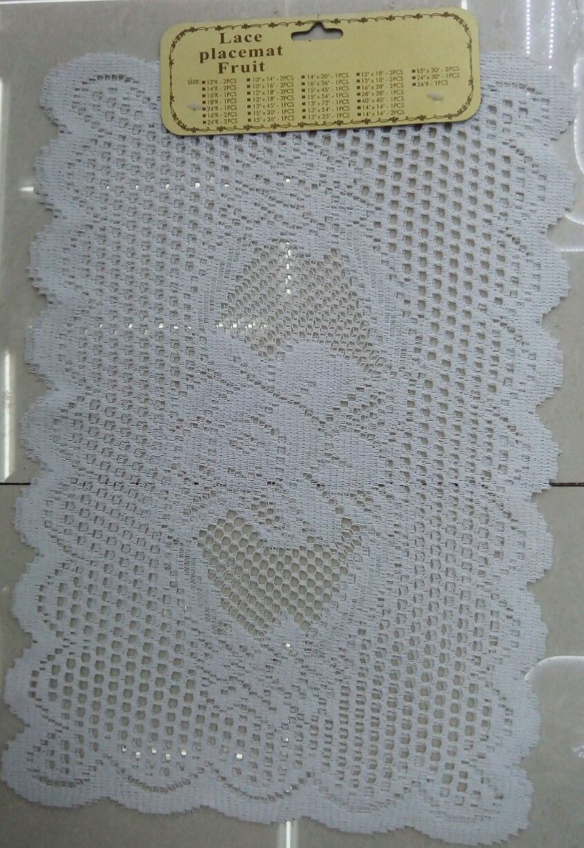 Warp Knitted Placemat, Lace Placemat