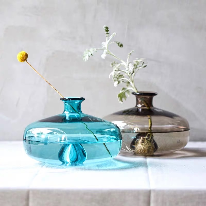 New Home decor ornaments Decoration glass vase flower ware vase thumbnail