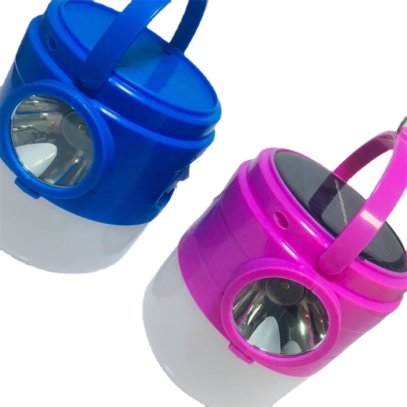 Rechargeable bulb lamp camping ground beach power outage emergency lighting LED rechargeable bulb solar rechargeable flashlight