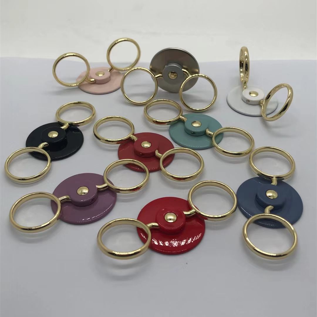 Double ring ring buckle stand mobile phone stand