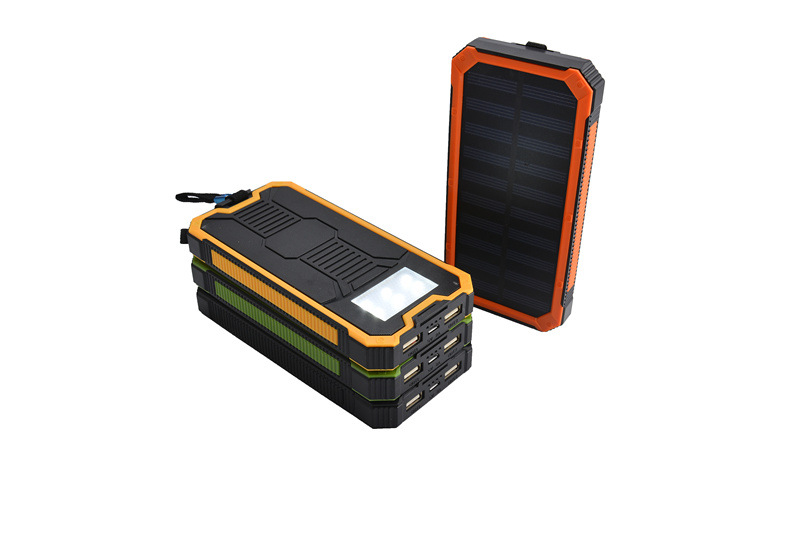 Solar ultra-thin mobile power supply 20000mah with light charging bank Application Scenario