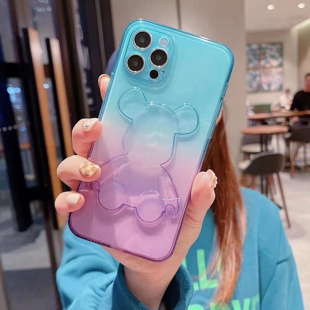 Material Bear colorful tpu mobile phone case protective cover