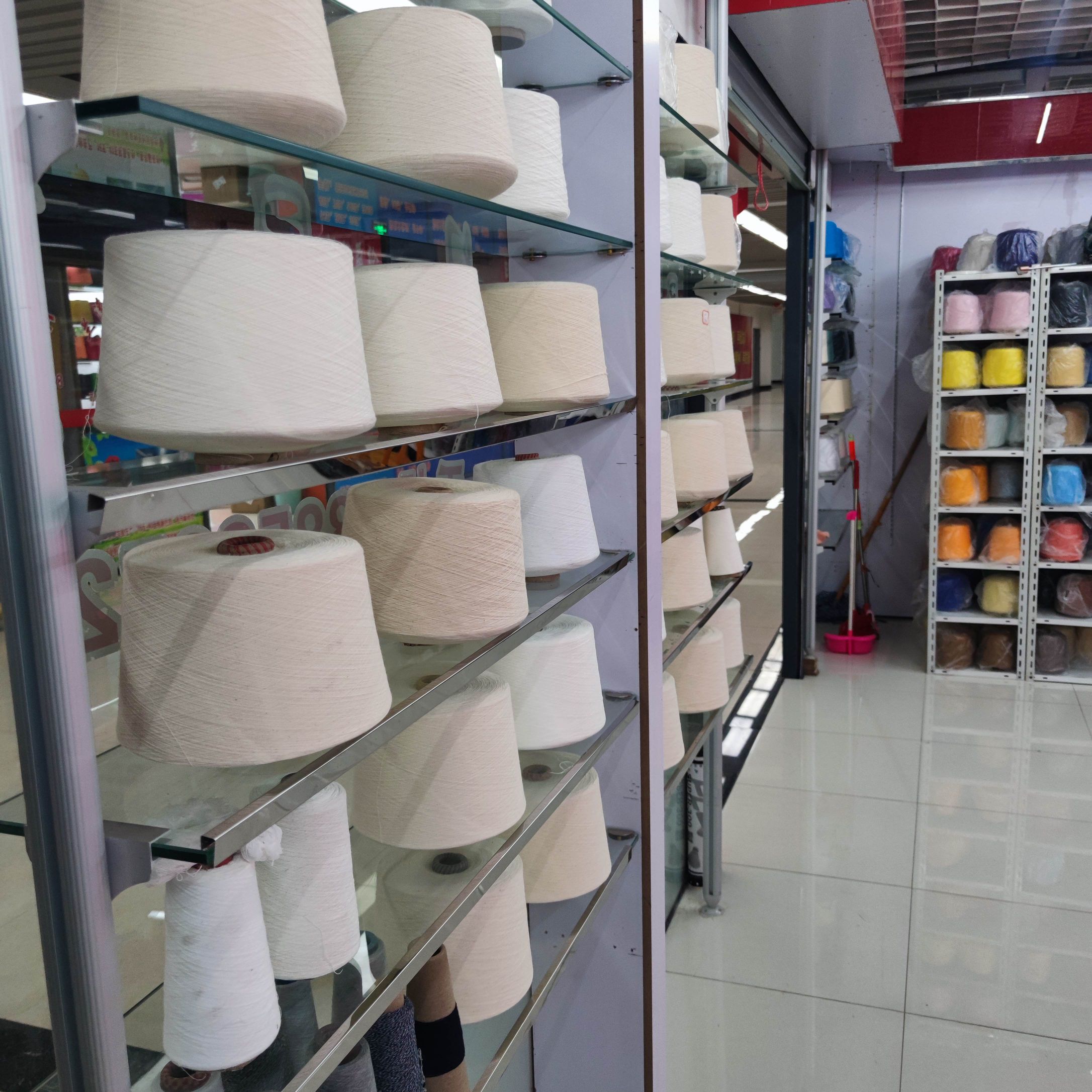 Fubon Textile All Cotton Imitation Yarn Pure Cotton Colored Cotton Yarn 21 32 Double Strands details Picture