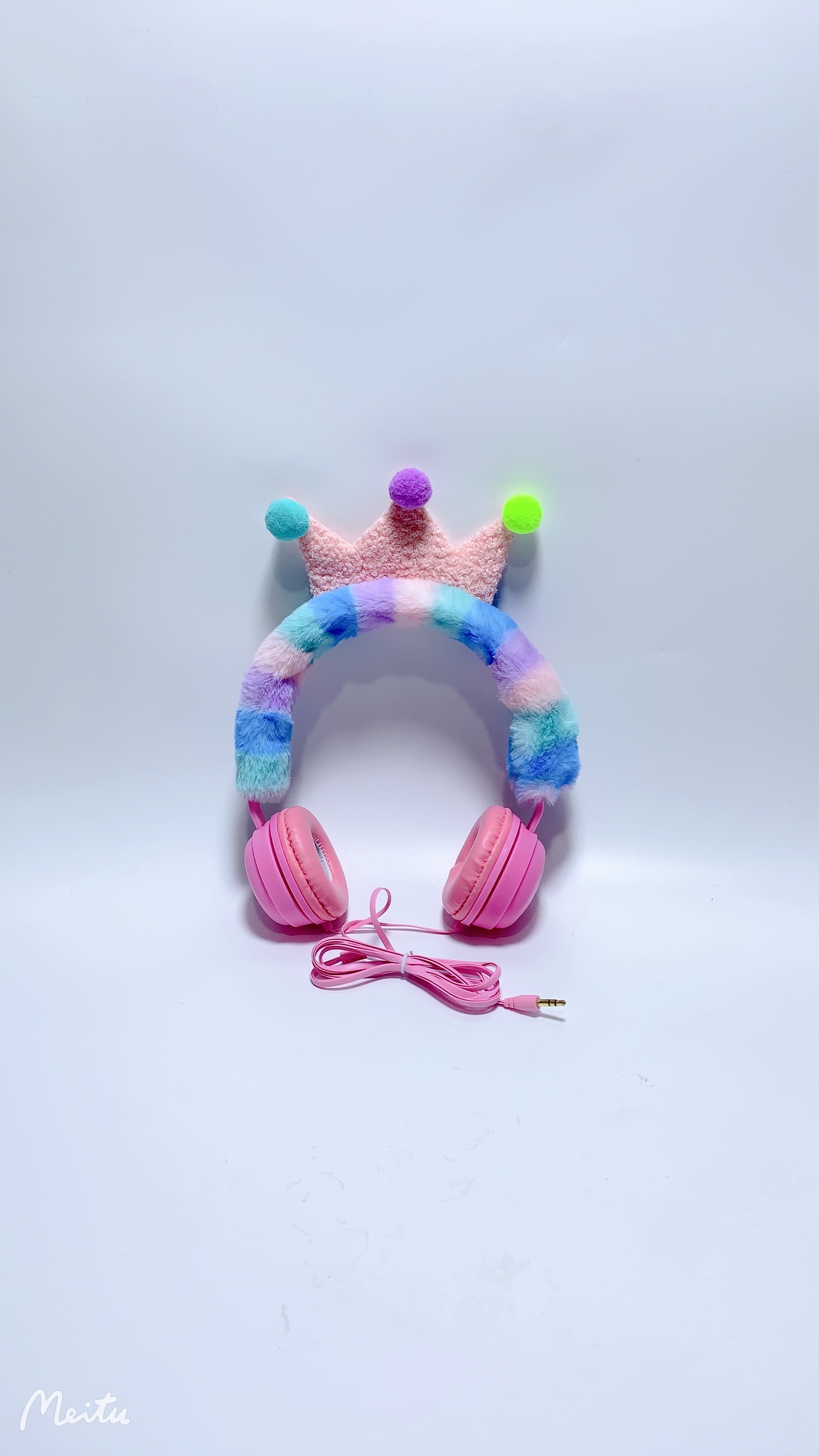Crown Cartoon Children's Gift Cute Headset Specification drawing