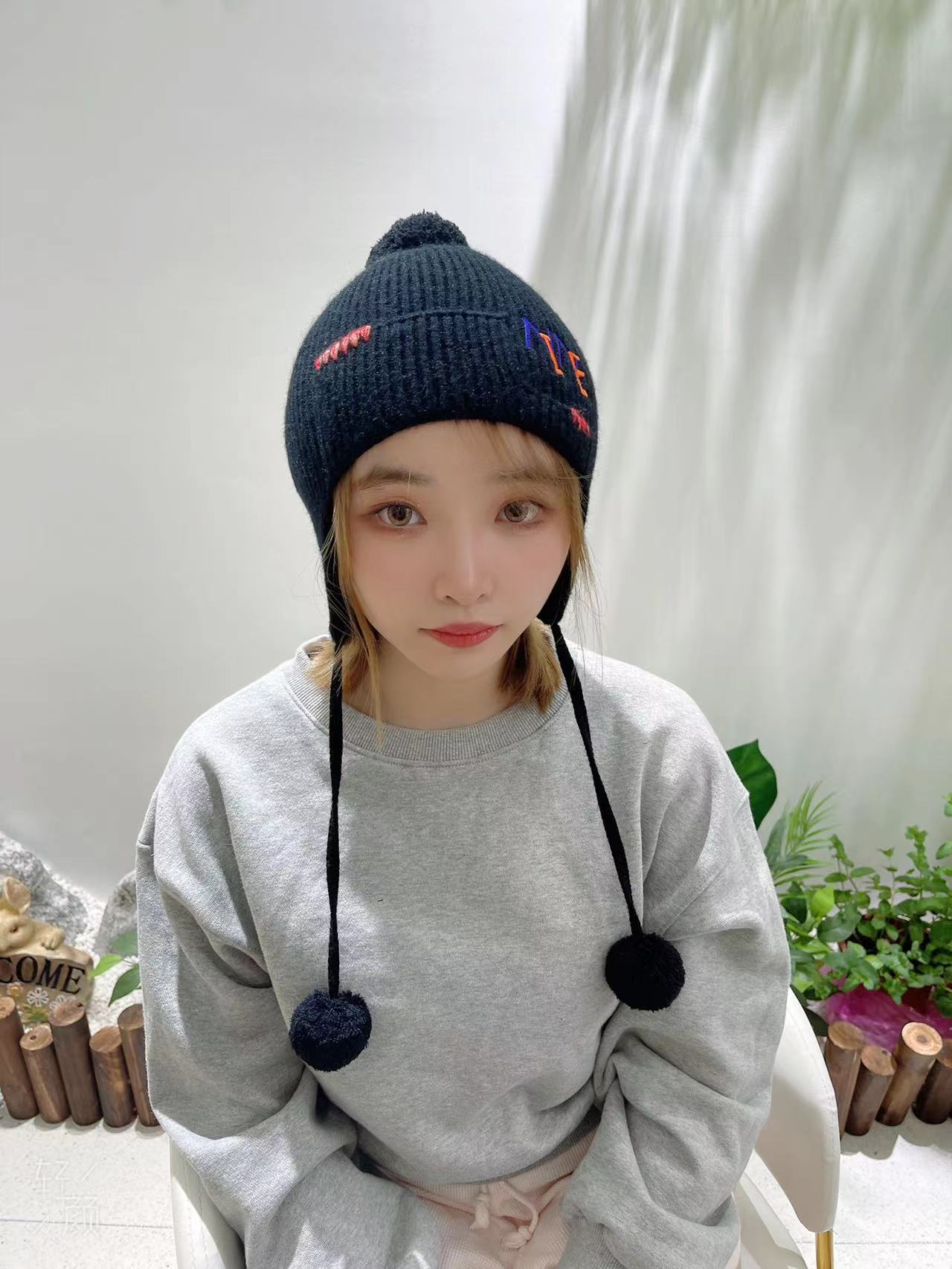 Black cold hat basin hat hat knitting hat Zuo You hat industry fashion network red explosive style Li Jiaqi recommended warm and cold hat thumbnail