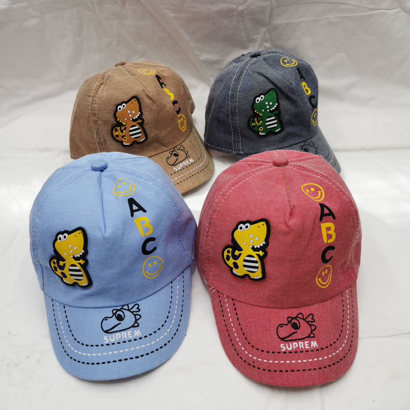 Dinosaur Embroidered Baseball Cap For Kids