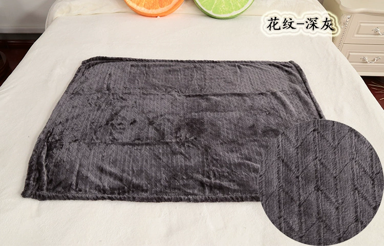 Solid Color Blanket Office Nap Blanket Autumn/Winter Air Conditioning Blanket Knee Blanket details Picture