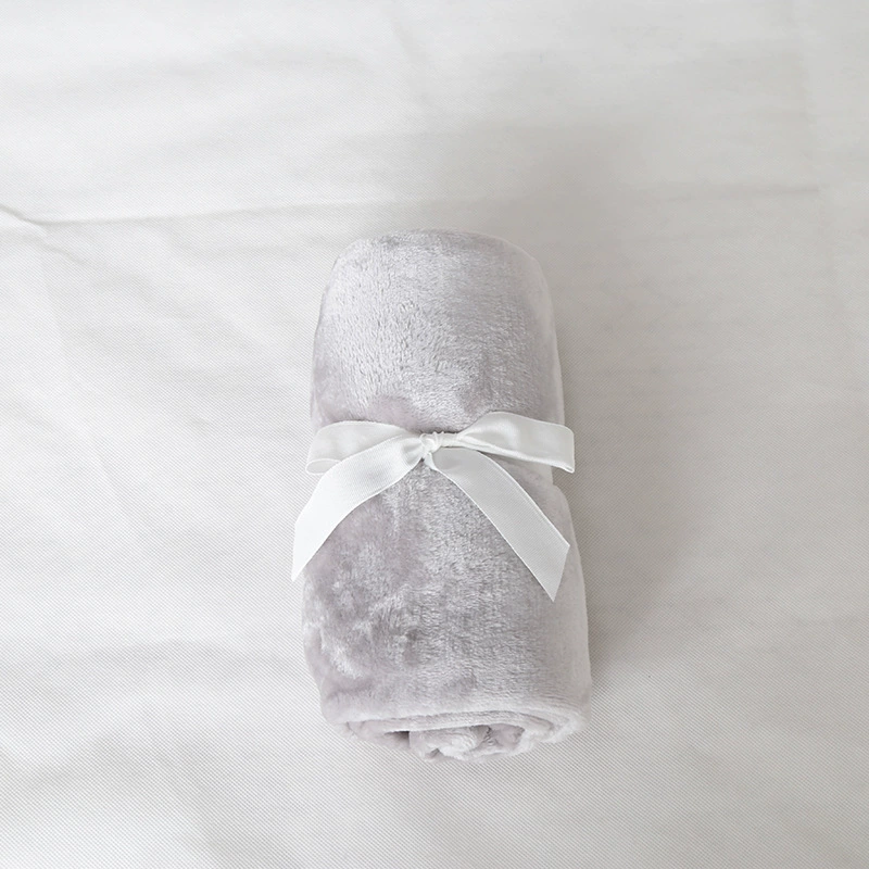 Factory Direct Sales Solid Color Flannel Blanket Office Nap Blanket Knee Blanket