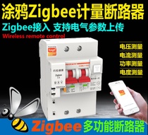 Doodle ZigBee Metering iot Circuit breaker Remote Control leakage protection switch (metering + leakage protection)