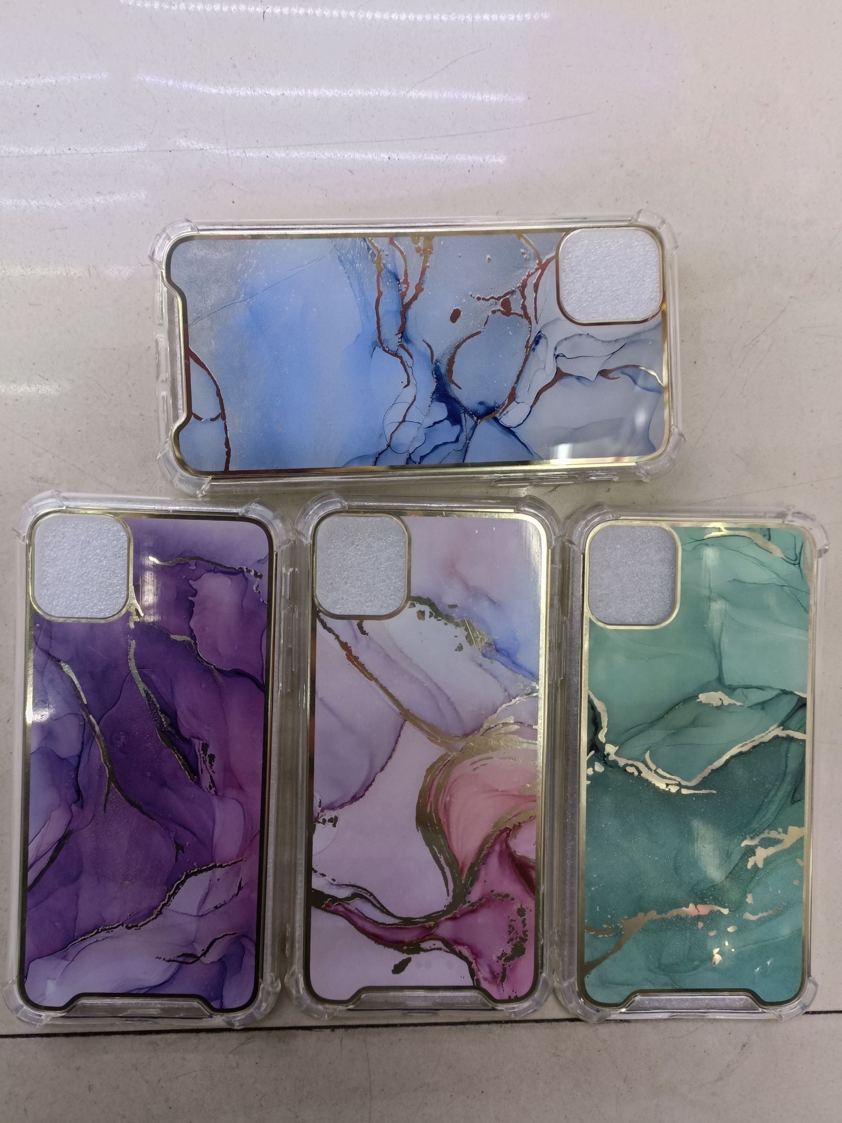 Gold stamping 2-in-1 anti-drop phone case