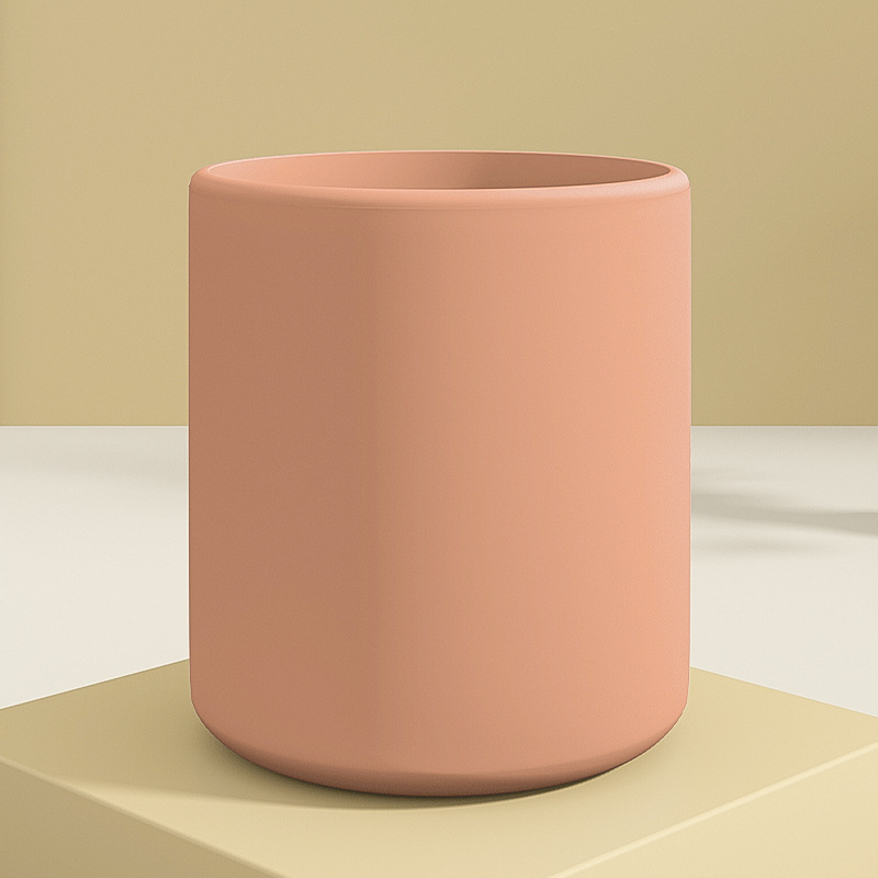 Manufacturers Direct Platinum Silicone Simple Cup Handy Cup Baby Drink Cup Amazon Baby Complementary Food Tableware Application Scenario