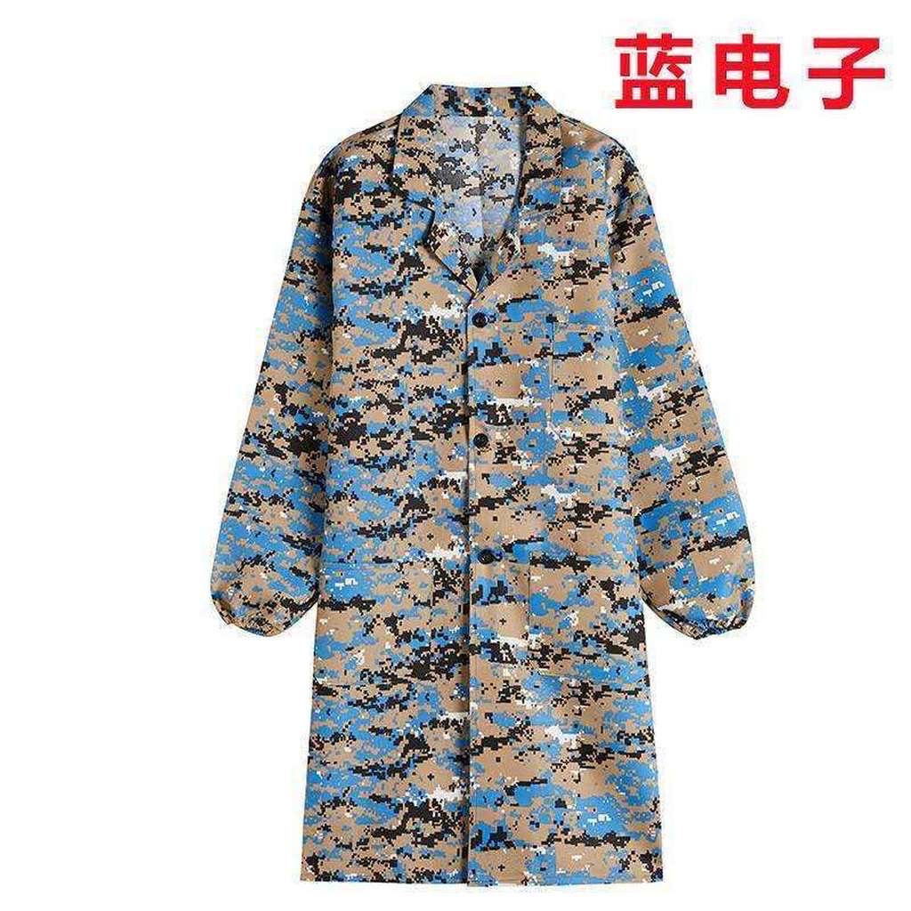 Work Clothes Men's Gown Long Labor Protection Clothing Camouflage Clothing Factory Clothing Breeding Auto Repair Dirt Resistant Wear Resistant Blue Coat Transport Clothing Application Scenario