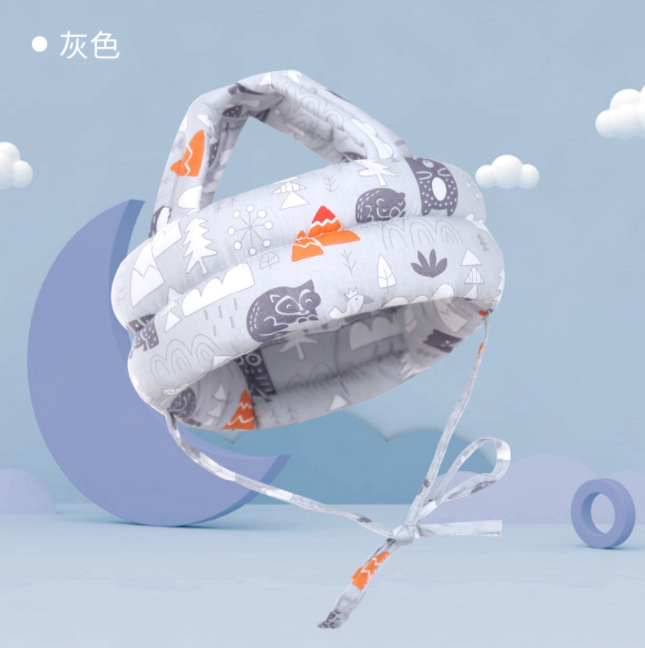 Baby Head Pillow Anti-Fall Device Head Protective Pad Summer Anti-Bump Head Learning To Walk Baby Four Seasons Toddler Hat Specification drawing