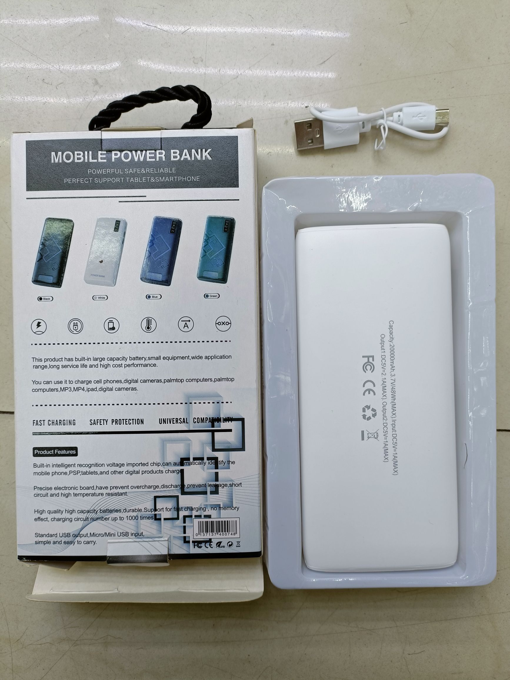 Mobile power supply 6000 mah details Picture