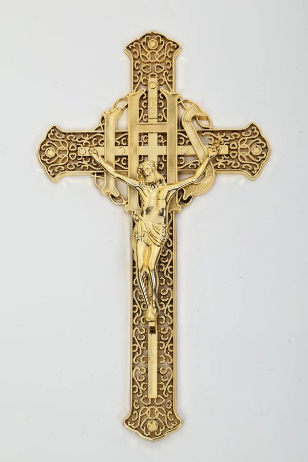 Cross Plastic cross carved furniture accessories coffin accessories hardware accessories Western church funeral thumbnail
