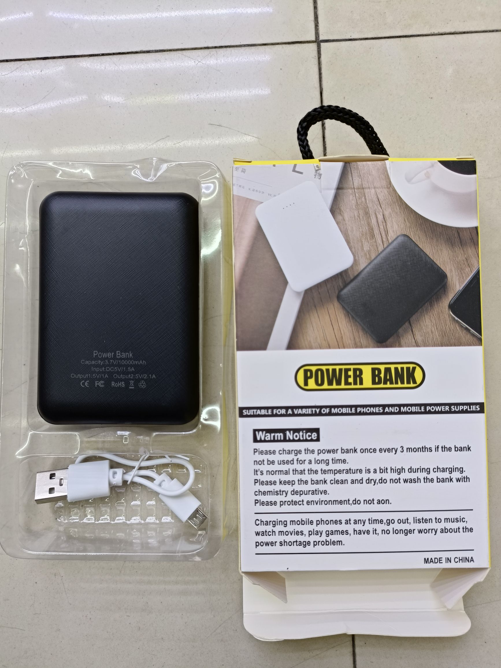 Mini portable charger mobile power supply details Picture