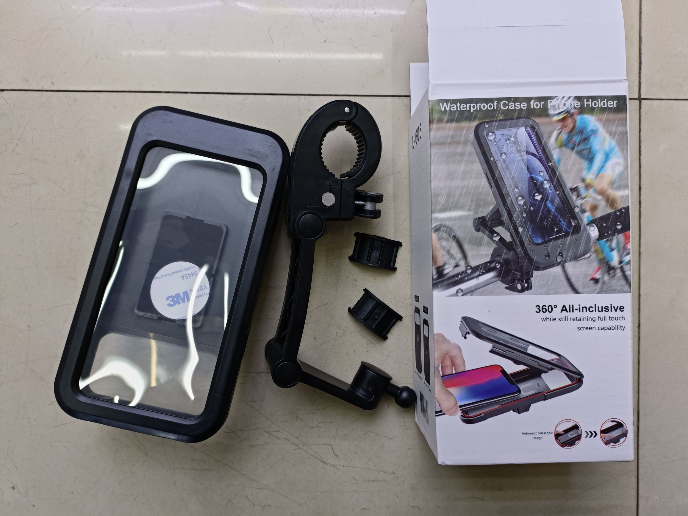 L-605A waterproof mobile phone bag buckle type