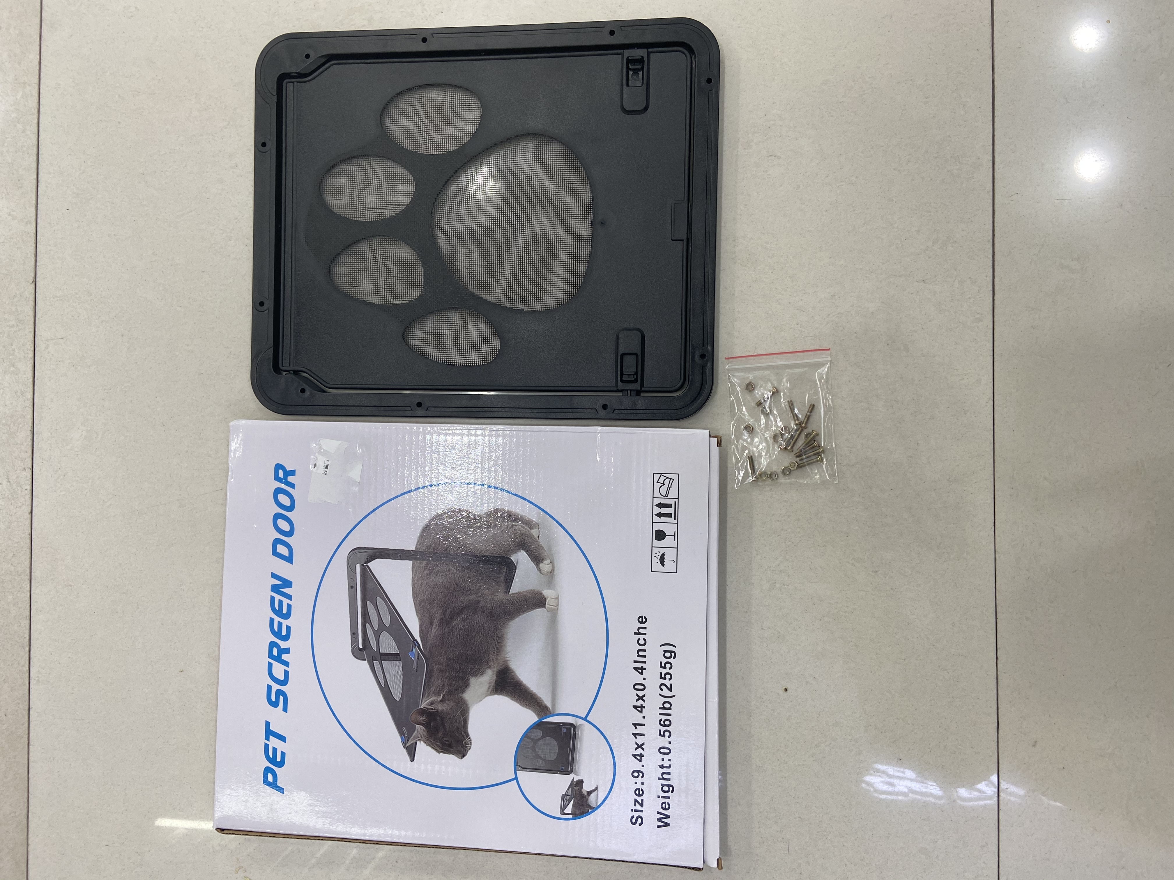 Pet screen door