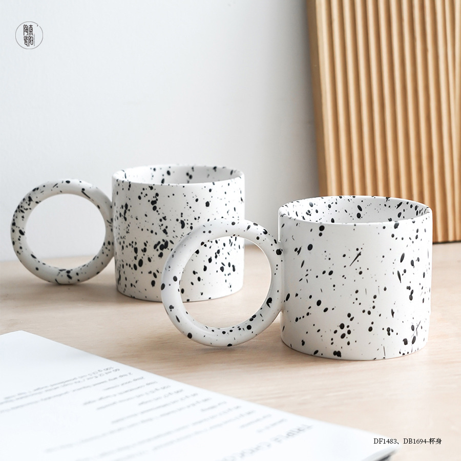 Ceramic Splash-Ink Cup details Picture