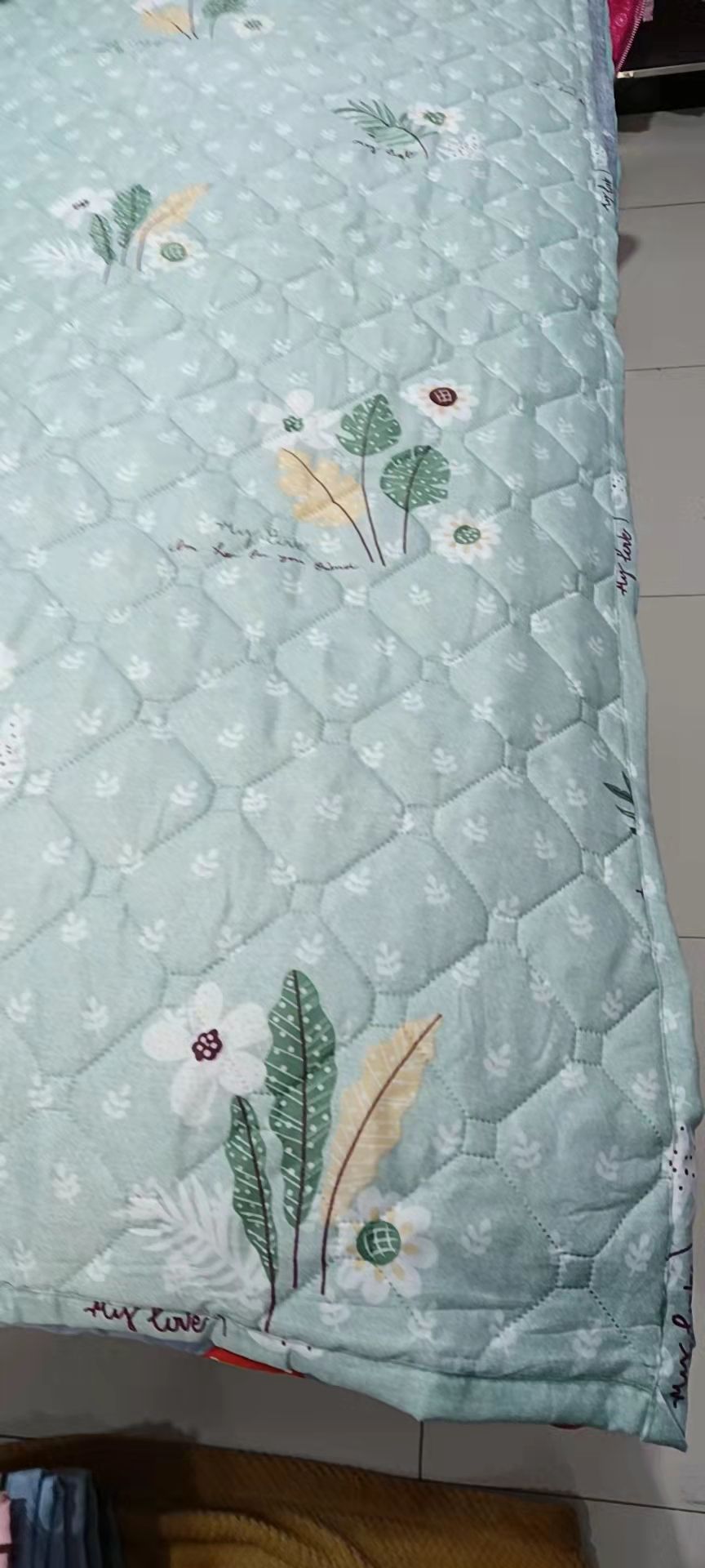 Skin Friendly Hot Flower Summer Cooling Quilt Specification drawing