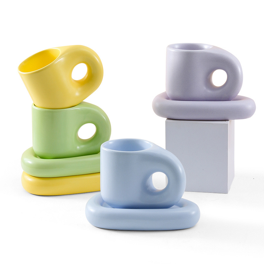 Macaron Cup And Saucer