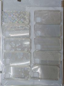 A variety of colorful IMD mobile phone cases