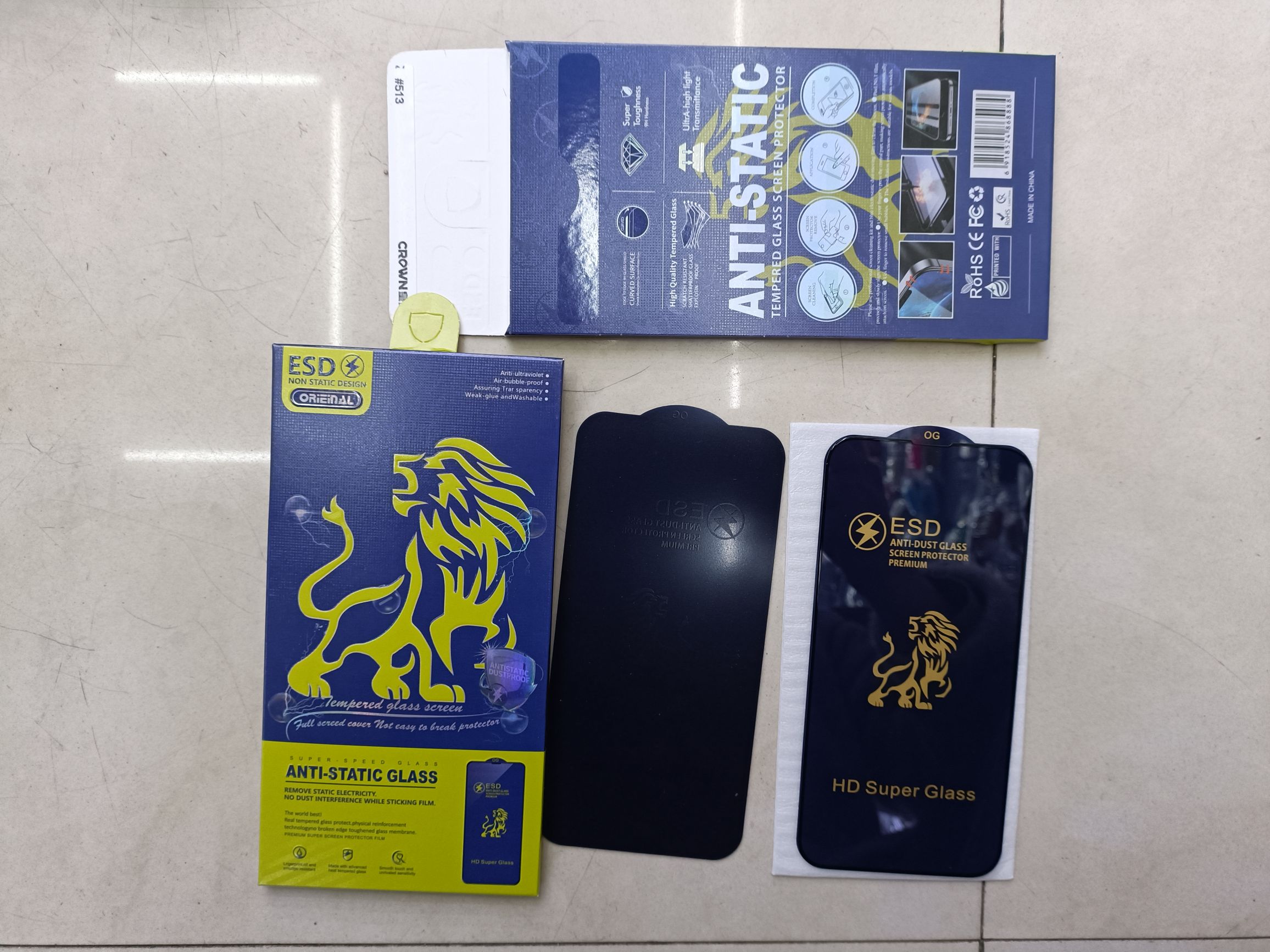 Lion King screen printing big arc toughened film mobile phone protective film