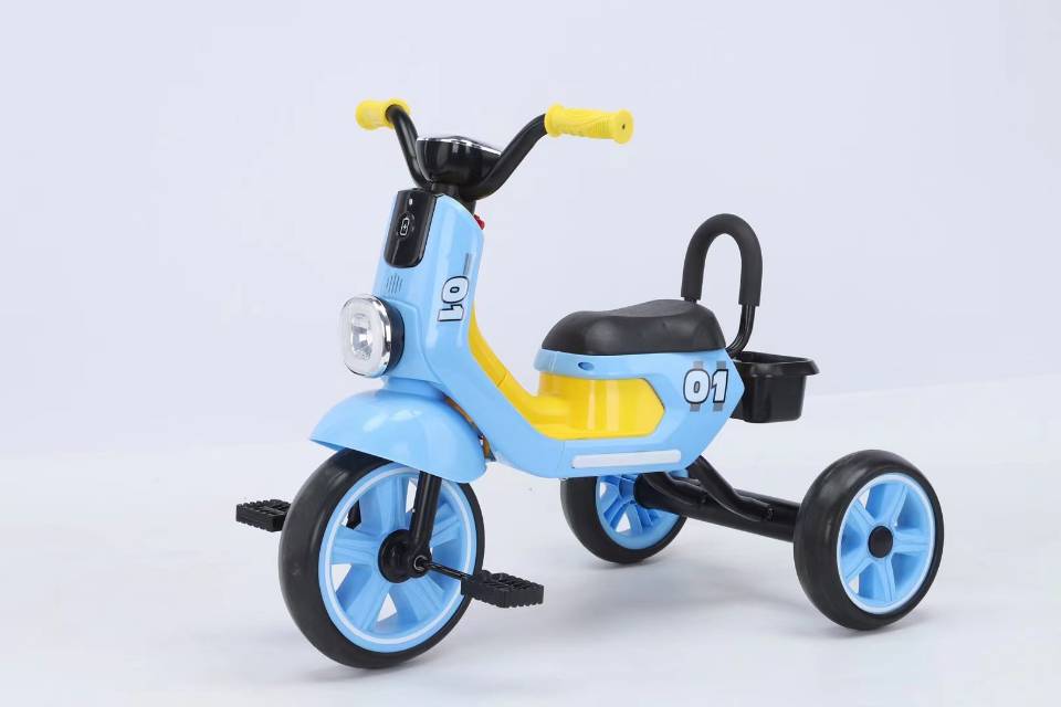 New tricycles for children baby light and music Pedal tricycles twist and twist children's toy car slide car