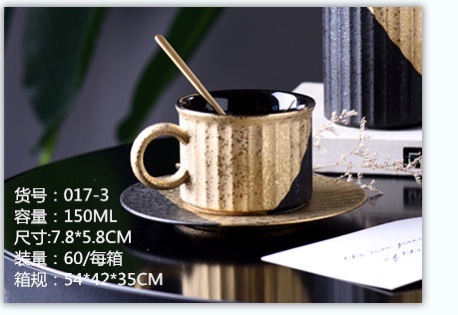 Color Plating Cup And Saucer Novel Process Modeling Intriguing Gifts For Their Own Use