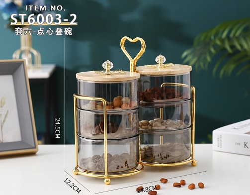 Glass Snack Box Set Up To Shore 008 details Picture