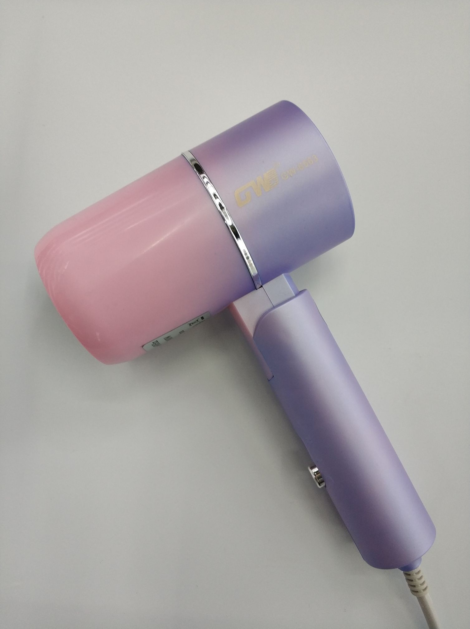 Cross-Border New Hair Dryer Gradient Color Hair Dryer Folding Hair Dryer Ladies Hair Dryer For Dormitory Hair Dryer details Picture