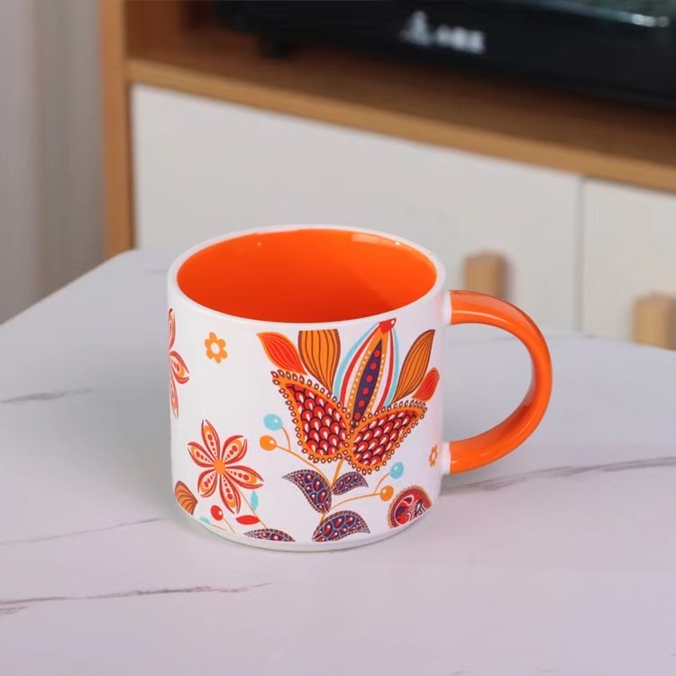 Hand-Colored Harvest Cup details Picture