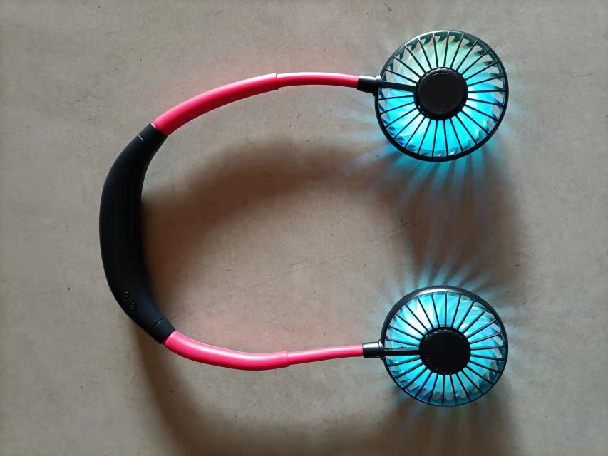 Special offer 3 generations neck fan neck lazy fan colorful neck fan